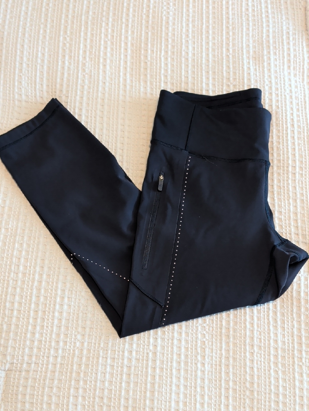 lululemon athletica Navy Reflective Detail Leggings